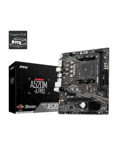 Placa de baza MSI A520M-A PRO Msi - 3 - Tik.ro