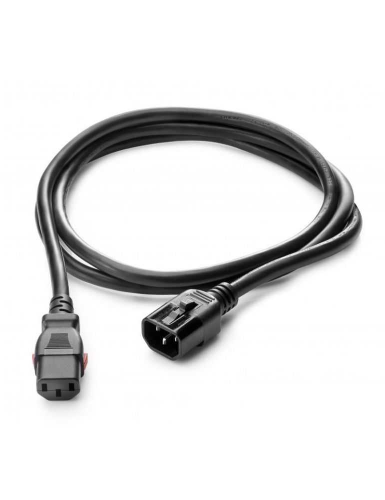 Hpe c19/c20 ww 16a 0.7m blk lckng pc