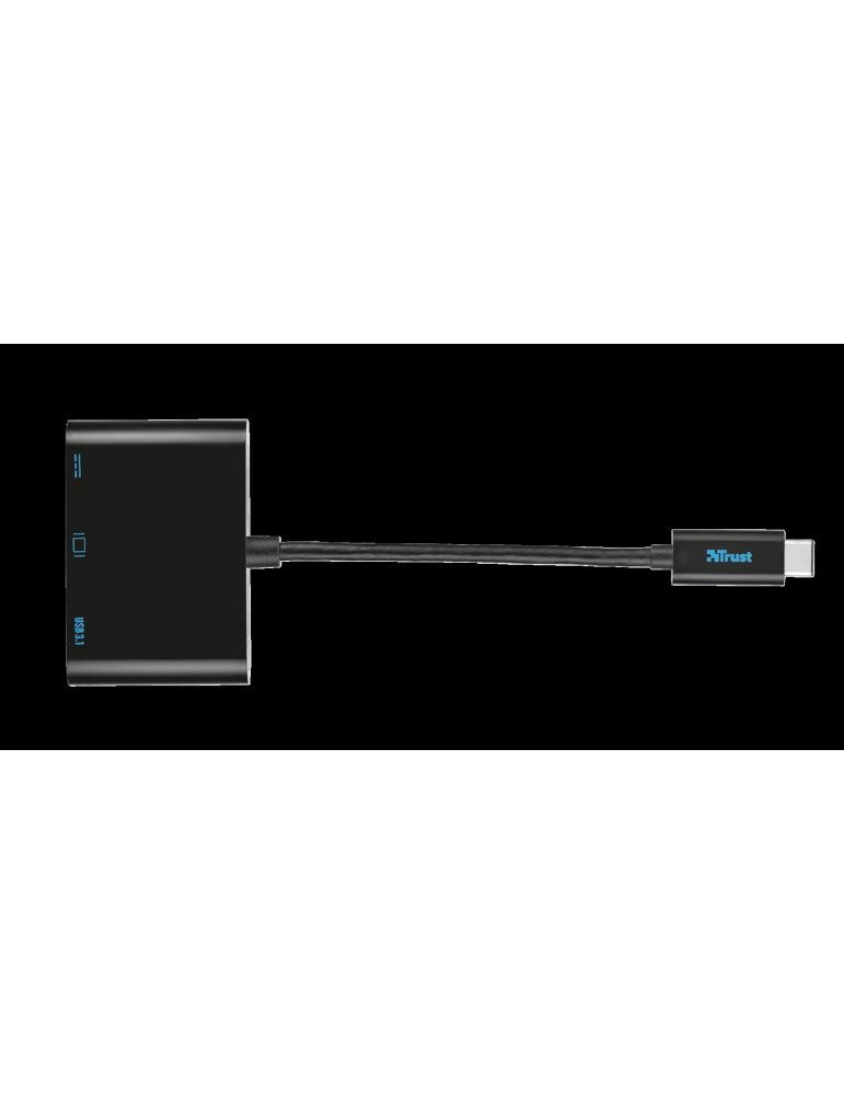 Adaptor trust usb-c multiport adapter specifications general height of main