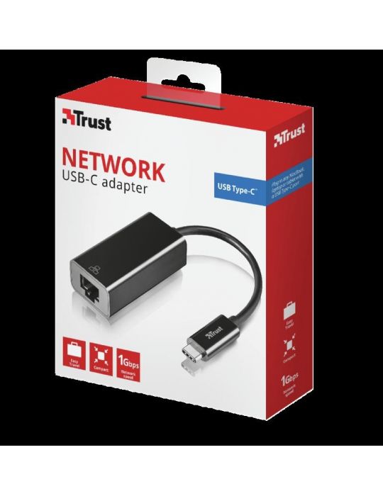 Adaptor trust usb-c to ethernet adapter  
specifications general height of Trust - 1