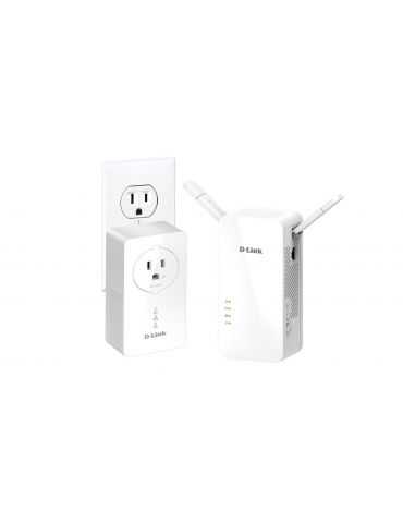 Powerline d-link kit adaptor powerline av 1000 one plc interfacecompatible D-link - 1 - Tik.ro