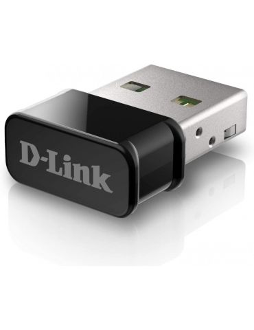 Adaptor wireless d-link ac1300 dwa-181 mu-mimo wi-fi nano usb 2.0 D-link - 1 - Tik.ro