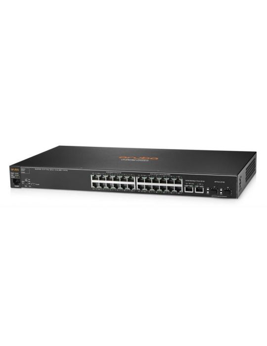 Hpe switch 2530 24 porturi fastethernet 2 porturi combo rackabil Aruba networks - 1