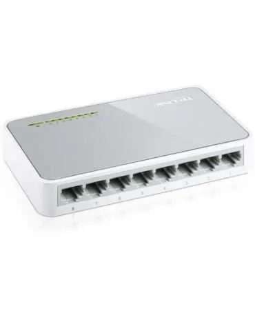 Switch tp-link tl-sf1008d 8 porturi 10/100mbps desktop plastic Tp-link - 1 - Tik.ro