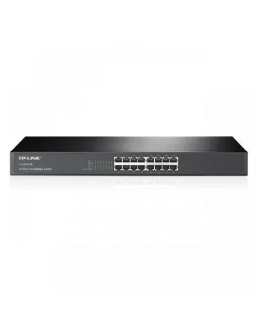 Switch tp-link tl-sf1016  16 porturi 10/100mbps 1u 19 rackmount metal Tp-link - 1 - Tik.ro
