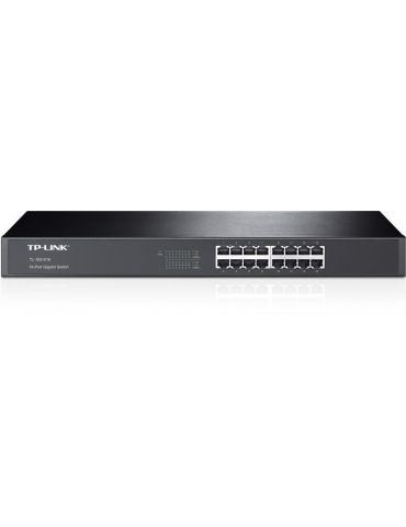 Switch tp-link tl-sg1016 16 porturi gigabit 1u 19 rackmount 32gbps Tp-link - 1 - Tik.ro