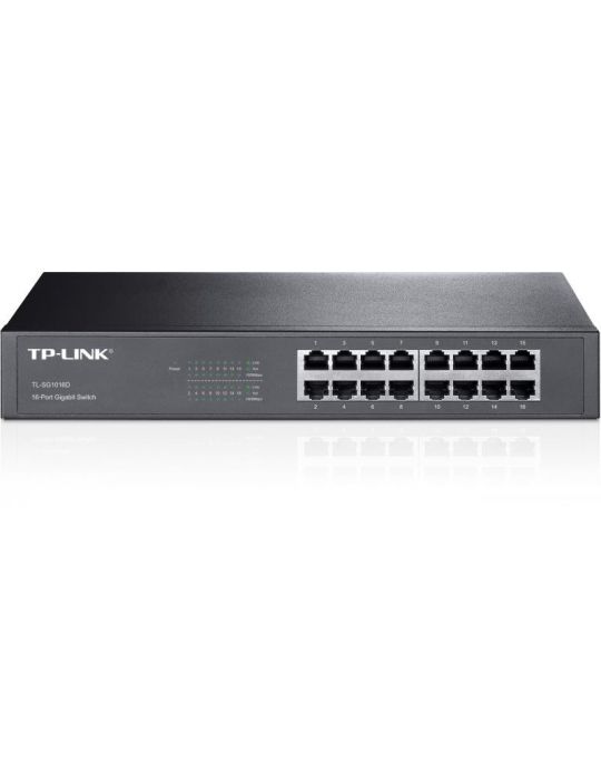 Switch tp-link tl-sg1016d 16 porturi gigabit desktop/ rackmount 13 metal Tp-link - 1