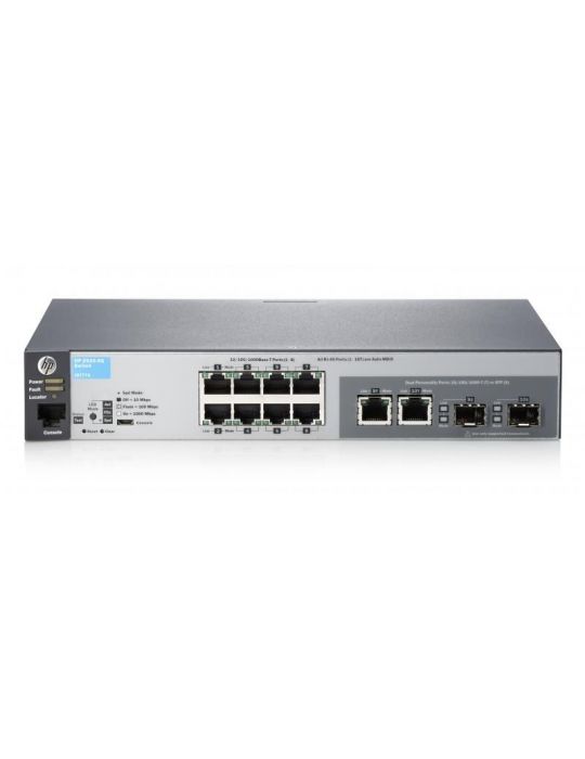Hpe switch 2530 8 porturi gigabit 2 porturi dual-personality rackabillayer Aruba networks - 1