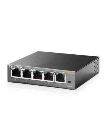 Switch tp-link tl-sg105e 5 porturi gigabit desktop easy smart 16gbpscapacity Tp-link - 1