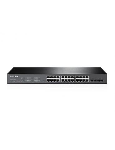 Switch tp-link t1600g-28ts 24 porturi gigabit 4 porturi combo sfp Tp-link - 1 - Tik.ro