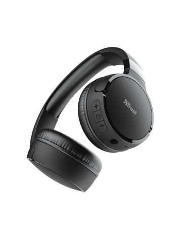 Trust Zena Căști Prin cablu & Wireless Bandă de fixare pe cap Calls/Music Micro-USB Bluetooth Negru Trust - 5