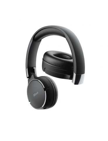 Trust Zena Căști Prin cablu & Wireless Bandă de fixare pe cap Calls/Music Micro-USB Bluetooth Negru Trust - 6