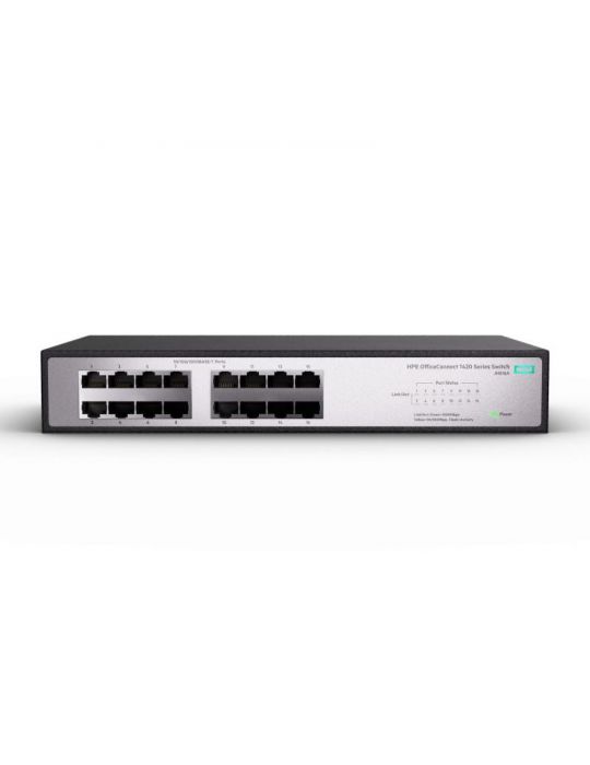 Hpe switch 1420 24 porturi gigabit 2 porturi sfp rackabil Aruba networks - 1