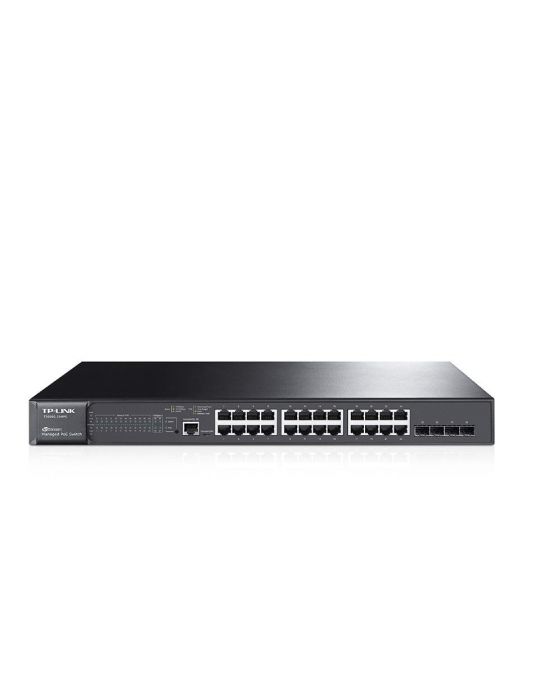 Switch tp-link t2600g-28mps(tl-sg3424p) jetstream 24-port gigabit l2managed poe+ switch with Tp-link - 1