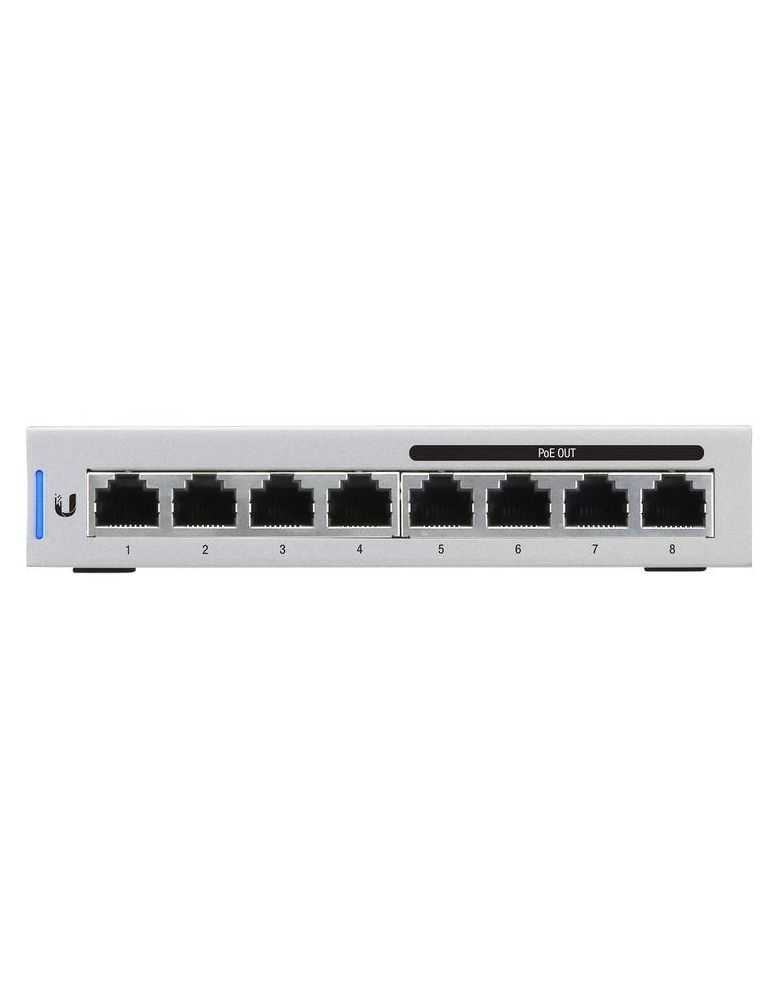 Ubnt us-8 unifi managed gigabit switch us-8 totalnon-blockingthroughput: 8 gbps