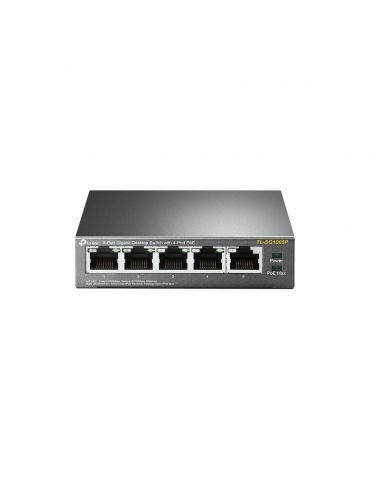 Tp-link 5-port gigabit desktop switch with 4-port poe tl-sg1005p 5* Tp-link - 1 - Tik.ro