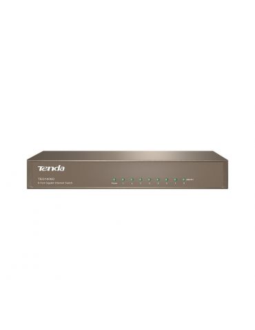 Tenda 8-port gigabit desktop switch teg1008d 11.9mpps backbound bandwidth: 16gbps/ Tenda - 1 - Tik.ro
