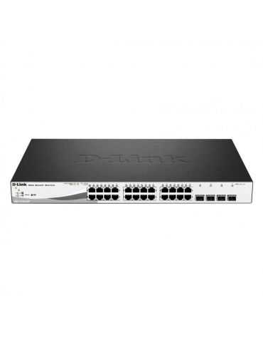 D-link 28-port gigabit poe+ smart switch including 4 sfp ports D-link - 1 - Tik.ro