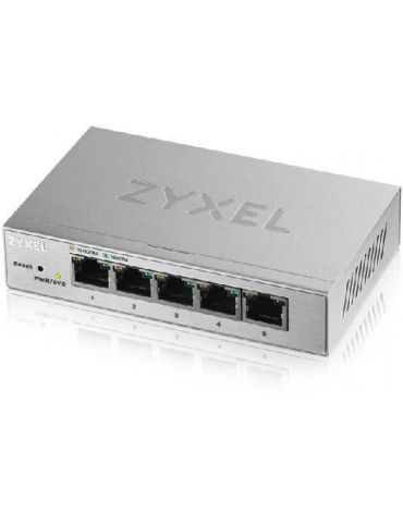 Zyxel gs1200-5 5-port gbe web smart metal switch fanless Zyxel - 1 - Tik.ro