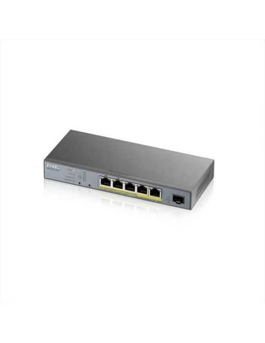 Zyxel gs1350-6hp-eu0101f 5-port gbe smart managed poe switch with gbe Zyxel - 1