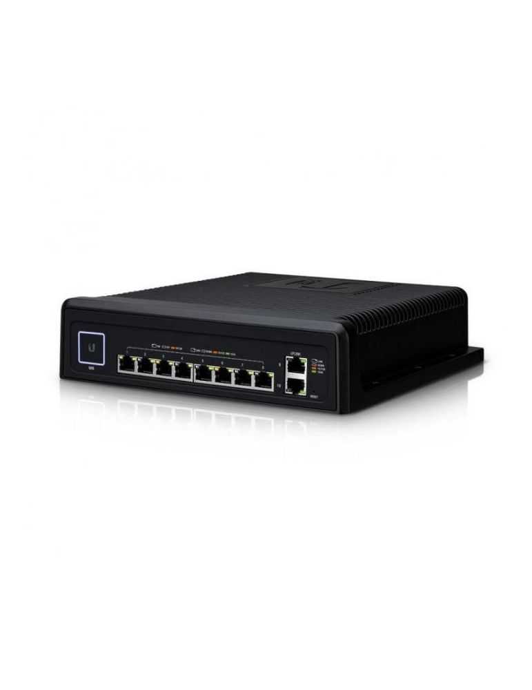 Switch Ubiquiti Industrial, 8x RJ-45, 10/100/1000 Mbps, PoE