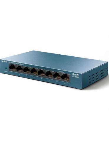 Tp-link 8-port gigabit switch ls108g standards and protocols: ieee 802.3i/802.3u/ Tp-link - 1 - Tik.ro