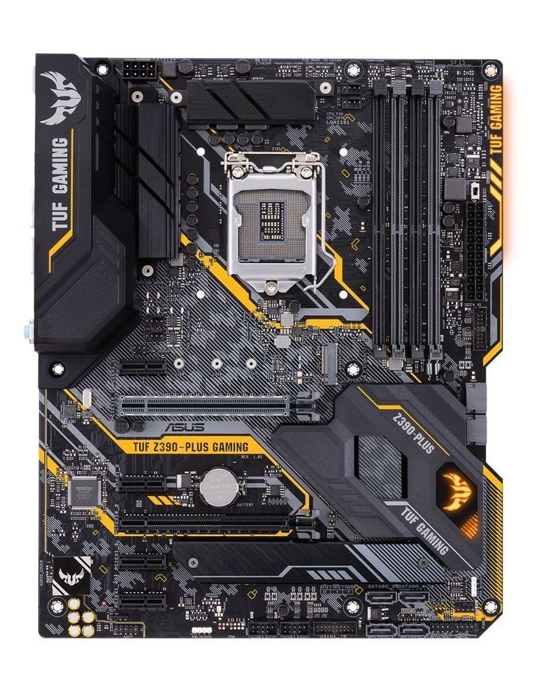Placa de baza asus tuf z390-plus gaming skt lga 1151 atx intel z390 4 x ddr4 max. 64 gb 6 x sata 2 x m.2 7.1 tuf z390-plus gamin