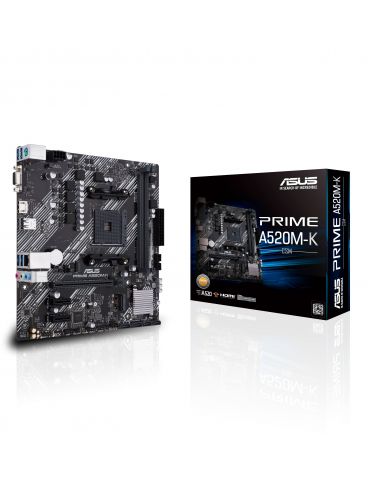 ASUS PRIME A520M-K AMD A520 micro-ATX Asus - 1 - Tik.ro