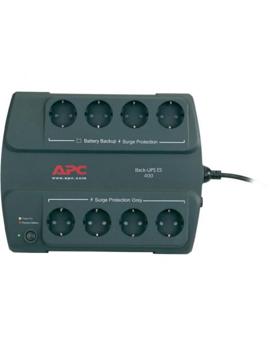 Ups apc back-ups es stand-by 400va / 240w 8 conectori Apc - 1