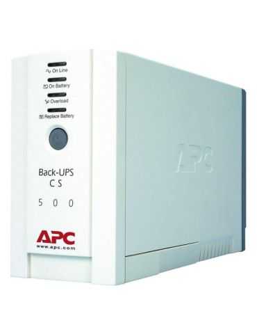 Ups apc back-ups cs stand-by 500va / 300w 4 conectori Apc - 1 - Tik.ro
