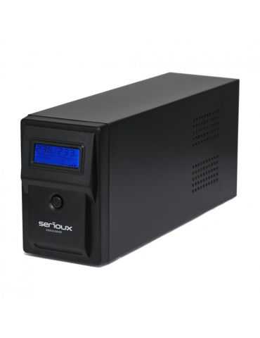 Ups serioux 600va line interactive 600va/360w 2 porturi schuko rj45 Serioux - 1