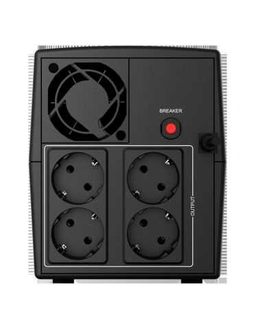 Ups njoy keen 1000 1000 va/600w line-interactive 4 prize schuko Njoy - 1