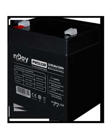 Acumulator vrla njoy 12v pw5123d terminal t2 over 260 cycles Njoy - 1