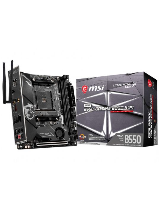 MSI MPG B550I Gaming Edge WiFi AMD B550 Mufă AM4 mini ATX Msi - 1