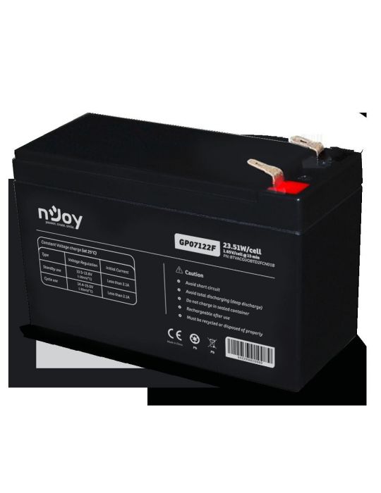 Acumulator njoy gp07122f 12v 23.51w/cell  battery model gp07122f voltage 12v Njoy - 1