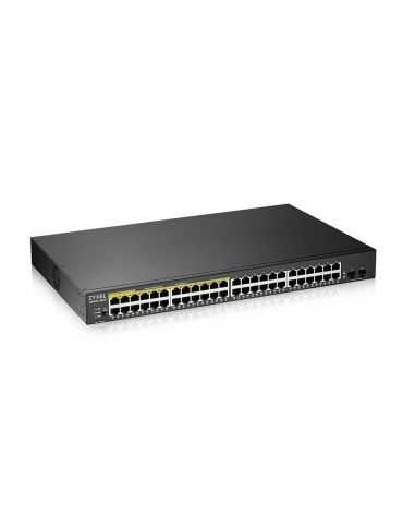 Zyxel GS1900-48HPv2 Gestionate L2 Gigabit Ethernet (10/100/1000) Power over Ethernet (PoE) Suport Negru Zyxel - 2