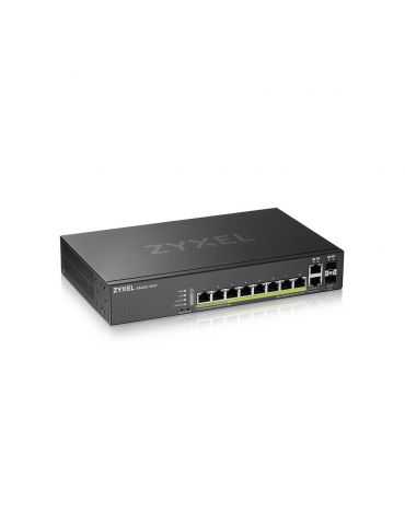 Zyxel GS2220-10HP-EU0101F switch-uri Gestionate L2 Gigabit Ethernet (10/100/1000) Power over Ethernet (PoE) Suport Negru Zyxel - - Tik.ro