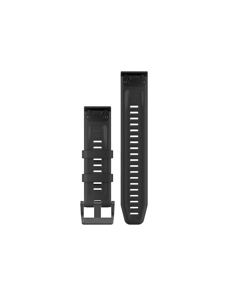 Curea ceas garmin quickfit 22 mm silicon neagru