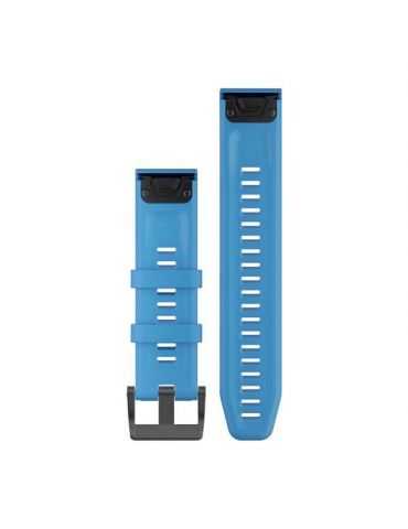 Curea ceas garmin quickfit 22 mm silicon albastru cyan Garmin - 1 - Tik.ro