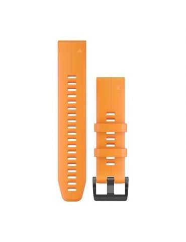 Curea ceas garmin quickfit 22 mm silicon portocaliu stralucitor Garmin - 1 - Tik.ro