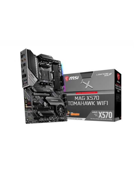MSI MAG X570 TOMAHAWK WIFI plăci de bază AMD X570 Mufă AM4 ATX Msi - 1