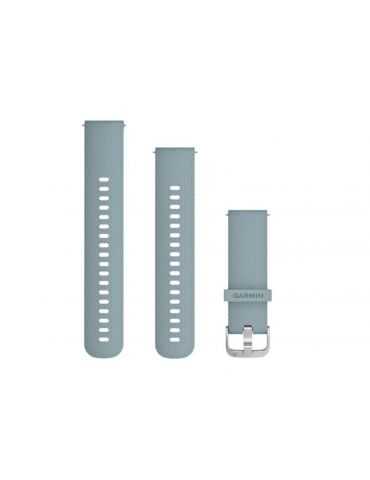Curea ceas garmin 20mmseafoam-silversilicon scoatere rapida.compatibila cu ceasurile vivoactive 3 Garmin - 1 - Tik.ro