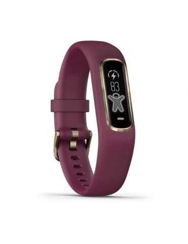 Bratara electronica fitness garmin vivosmart 4 rosu inchis marime: mica/ Garmin - 1