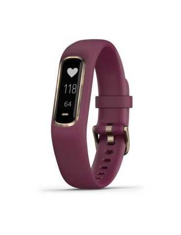Bratara electronica fitness garmin vivosmart 4 rosu inchis marime: mica/ Garmin - 1