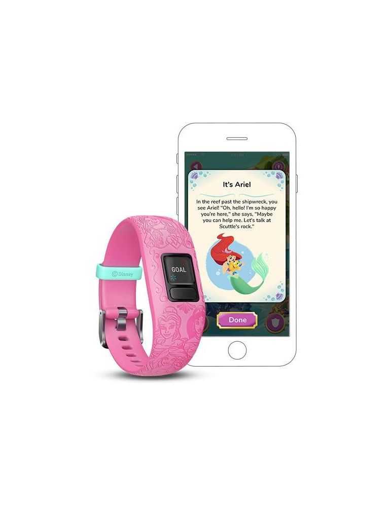 Bratara fitness pentru copii 6+ garmin vivofit jr2 disney princess