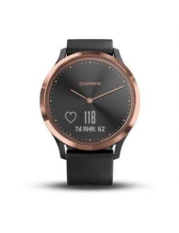 Ceas inteligent hibrid garmin vívomove™ hr negru cu brăţară black-rose Garmin - 1