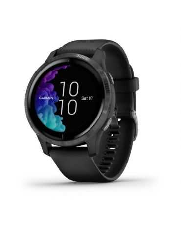 Smart watch garmin venu blue granite/silver seu smart notifications music Garmin - 1