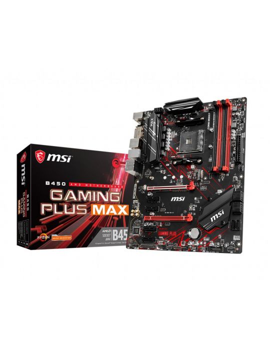 MSI B450 GAMING PLUS MAX plăci de bază AMD B450 Mufă AM4 ATX Msi - 1