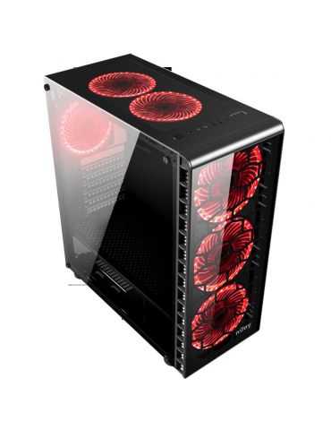 Carcasa njoy vanguard fara sursa middle tower atx 2xusb3.0 1xusb2.0 Njoy - 1 - Tik.ro