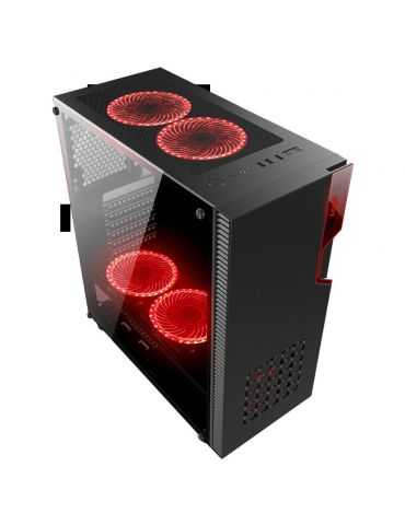 Carcasa njoy santinel fara sursa middle tower atx 2xusb3.0 1xusb2.0 Njoy - 1 - Tik.ro